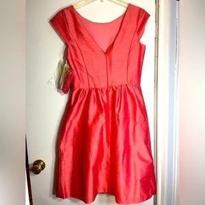 ALFRED SUNG Papaya Cocktail Dress